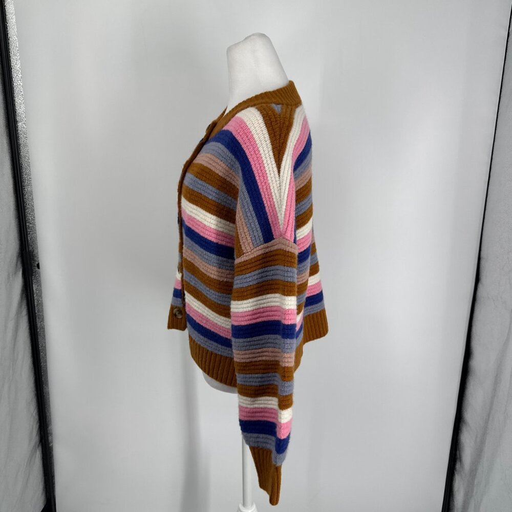 Madewell Striped Springview Sweater Cardigan Size S - Picture 6 of 13